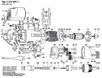 Bosch 0 601 401 041 Pn-Screwdriver - Ind. 110 V / GB Spare Parts